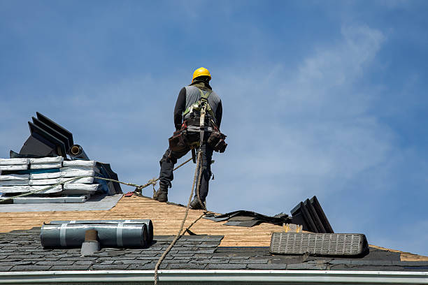 Professional Roofing technician working in Somerville, IN